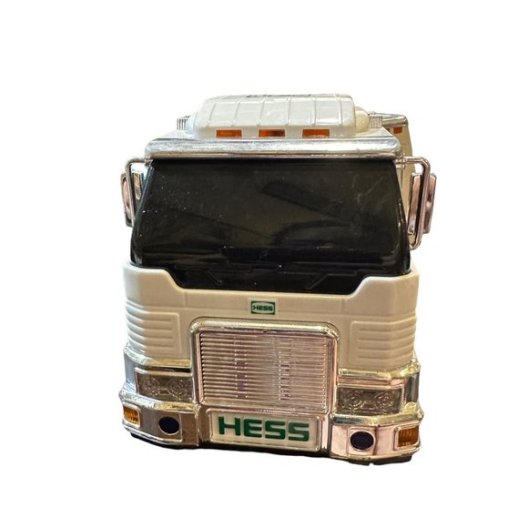 Hess Toy Truck Hauler and Helicopter 2006 Vehicle Lights Sounds White Green - Picture 3 of 13